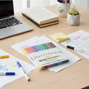 초등학생 학용품 1mm 둥근닙 원 네임펜 12색 세트