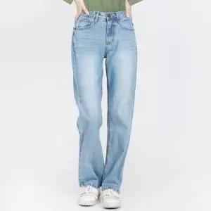 블레오 여성 빅사이즈 기본 와이드 중청 청바지 DM2512161256