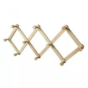 아트 자바라 나무 옷걸이