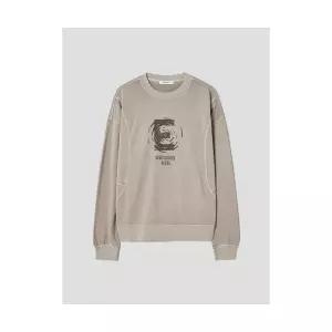 에잇세컨즈 8SECONDS 가먼트 다잉 물방울 스웨트셔츠 베이지 555440