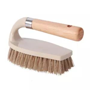 촌집욕실 넓은면 얼룩지우기 우드 빨래솔 간편세척 신발 찌든때제거 양말 운동화 목때