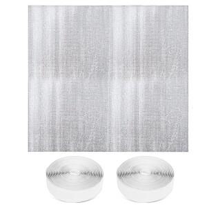 다락방 팬 커버 129x95cm 환기구 알루미늄 필름 천장 셔터 씰 단열재 공기 누출 방지