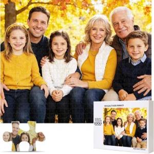 맞춤 사진 퍼즐 1000개 나만의 사진으로 만든 맞춤형 직소 발렌타인데이 결혼식 반려동물 생일 가족에게