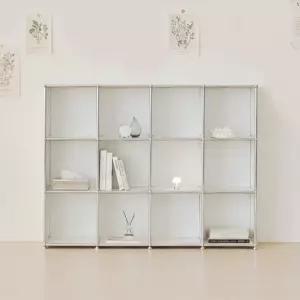 포스트모던 발렌 4X3 미드센츄리 낮은 책장 1600 3단 C3