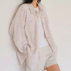 [아이우먼] 더스티체크포켓남방 LYX093M601 빅사이즈_P415895390