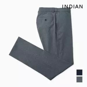 [INDIAN] 조직감 폴리스판 히든밴딩 팬츠_MIUDLXS1471