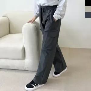 블레오 여자 빅사이즈 카고 와이드 밴딩 팬츠 DM2601081225
