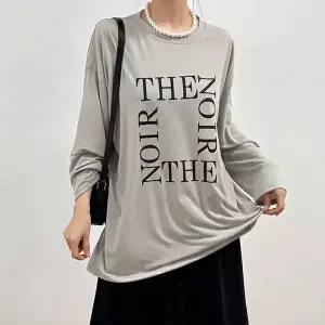 [나야홍]빅사이즈 601 느와롱슬리브스판티셔츠 DBAV323_P415970538