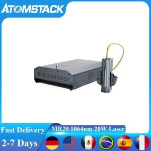 ATOMSTACK MR20 1064nm 적외선 섬유 레이저 모듈 X7 PRO 조각사 용 녹 제거 금속 절단 헤드