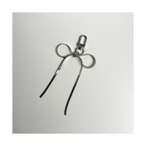 실버 리본 키링 뱀줄 심플 선물 핸드폰줄 스트랩 폰꾸 백꾸 에어팟 차키링