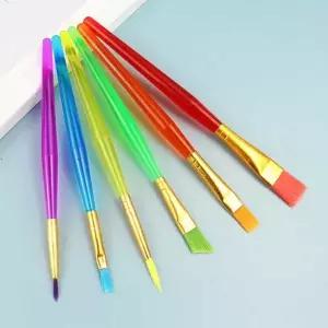 ( )아트 브러쉬 6p 미니붓 초등미술붓세트 유화붓 미술용품 수채붓