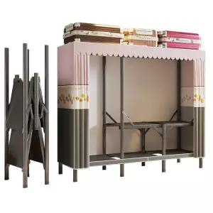 접이식 철제옷장 원룸옷장 조립식 간편조립 플라스틱 수납 장롱 수납장