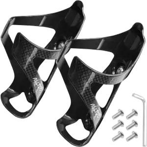 2팩 초경량 풀 카본 파이버 자전거 병 케이지 u2013 매트 유광 마감 25g T800 3K 위브 도로 및 MTB를 위한