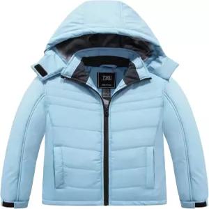 ZSHOW 걸 방수 스키 재킷 두꺼운 패딩 따뜻한 겨울 코트 후드 스노보드