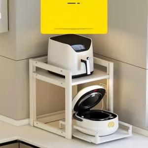 주방 밥솥레일 선반 인출식 거치대 오븐 커피머신 철제