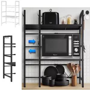길이조절 공간활용 전자렌지 밥솥 수납선반 원룸 공간확장 오븐수납장 인기 렌지대 렌지진열장