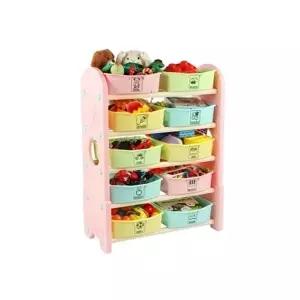 펀5단정리함 h30 장난감정리대 핑크 장난감정리함 쿠 (KYR-WD8460F)