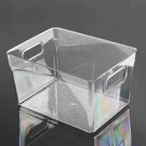 투명 정리함 29x21.5cm 플라스틱 약 장난감 데스크 (KYR-WFHMAOL)