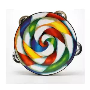 유치원 찰찰 리듬악기 알로달록 색깔놀이 사탕모양 롤리팝 탬버린 아기선물 유아동