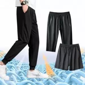 5부 인기 9부 아이스 지퍼 감성 쿨링 남자 여자 7부 여름바지 아이스바지 쿨바지 쿨링바지