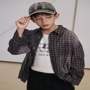 [대구백화점] [블루테일]브라운 체크 셔츠(AAA1BL02BN )