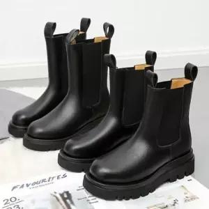 여자워커 데일리 밴딩 캐주얼 미들 롱 통굽 첼시부츠 미들부츠 워커힐 삭스부츠