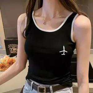 민소매티 여름 나시티 민소매 티셔츠 캐주얼 유넥 데일리 코디