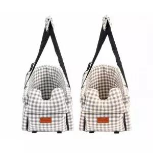 [콩심팥심]카시트 이동가방 랜덤 자동차방석 고양이 애견 콘솔