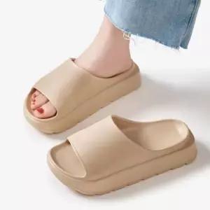 여성 편안한 여름 슬리퍼 통굽 EVA 발편한 여름 고급 통굽슬리퍼 여자신발 바캉스슬리퍼