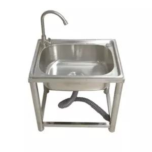 야외 싱크대 스테인리스 탕비실 주방 스테인레스 씽크대 소형 펜션 세면대 농막 이동식 간이