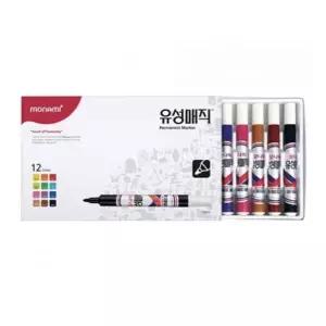 유성 388ZZC58 매직 12색 2.0 컬러링펜 매직펜슬 유성매직펜