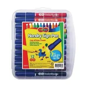 TBZ 동아)논드라이싸인펜(12색)