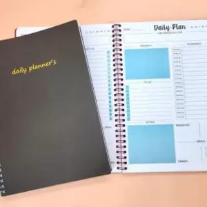 깔끔한 655AUI22 빈티지 스케쥴러 브라운