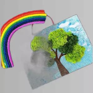 (TD) 모스 꿈동산 나무 액자 5인세트 만들기 -