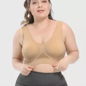 [라일리여성언더웨어] Rly 빅사이즈 노와이어 큰가슴 브라 브래지어