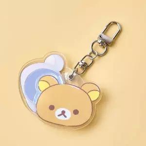 리락쿠마 083WON71 베이직 키링거울-리락쿠마