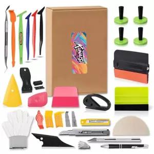 휠스크래치 긁힘 기스 복원 차량용 틴팅 윈도우 틴트 키트 불도저 스퀴지 스크러버 패들 필름 커터