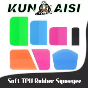 휠스크래치 긁힘 기스 복원 차량용 PPF 스퀴지 키트 7 in 1 비닐 랩 스크래치 방지 TPU 고무 색조 워터 창