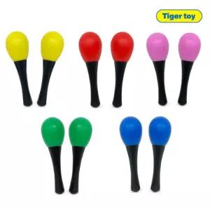 어린이집 기본악기 미니 마라카스 한쌍 리듬감 악기장난감 박자