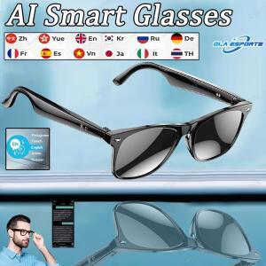 스마트 안경 무선 블루투스 통화 카메라 제어 선글라스 AI 지능형 번역 오디오 지원 163개 언어