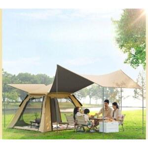 방풍 자동 SZK999 원시인 원터치텐트 비치쉘터 실버코팅 3초설치 방충 접이식 3인용