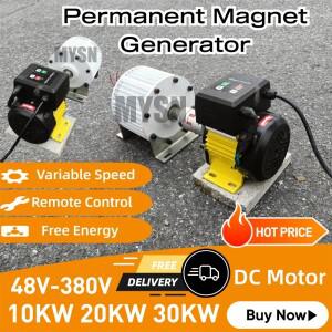 380V 30KW 발전기 세트  에너지 영구 자석 농장 야외용 원격 제어 모터 220V 다이나모