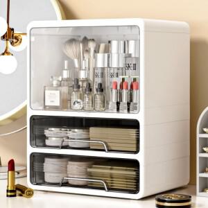 화장품 보관함 데스크탑 하이엔드 드레싱 테이블 립스틱 눈썹 연필 정리함 대호환용량 스킨 케어 선반