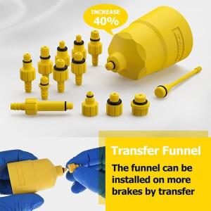 범용 자전거 유압  브레이크 미네랄 오일 블리딩 키트 도구 MTB 로드 바이크 어댑터 주입 조인트 포함