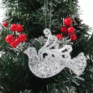 (도토로) 럭셔리 트리 오너먼트 5p세트(행운의새)크리스마스데코 용품 소품 장식 꾸미기 장식품