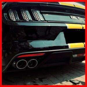 자동차 리어 테일 라이트 벌집 스티커 포드 머스탱 2015-2017 DIY 실용적인 스티커 장식 자동차 외부 액세