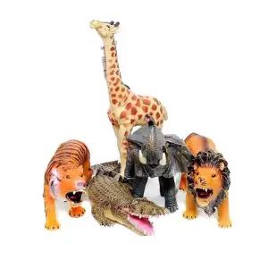 세계유통 소프트동물 대모형 완구 어린이피규어 놀이 농세트 규어 장난감