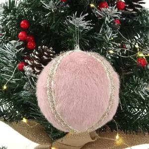 패브릭 장식볼 퍼폼폼이 2개 10cm 니트볼오너먼트 트리볼 크리스마스 성탄절 소품 꾸미기