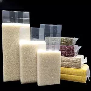 벽돌 쌀 진공 포장지 100장 비닐팩 압축 실링기 봉투 곡물 비닐 300g (8+3x25) 20수 1개(100장)
