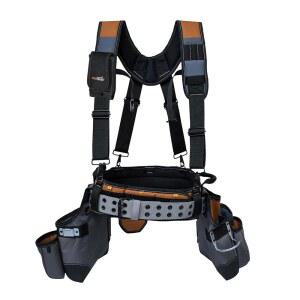 멜로터프 공구 벨트와 멜레머 빗살 기술자, 헤비 벨트 파우치 건설 앞치마 장비(카키) 빌더 위한 듀티 전기 가방 지붕 목수 서스펜션 시공자(카키)를